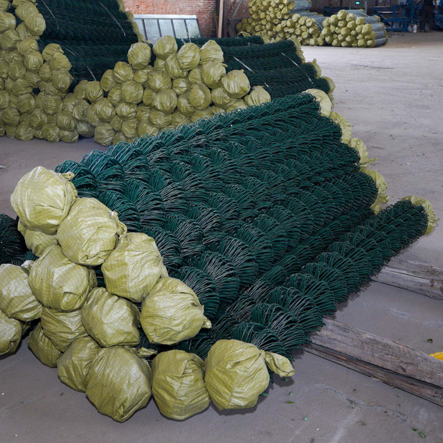 PVC coated chain link fence