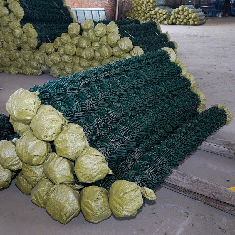 PVC coated chain link fence