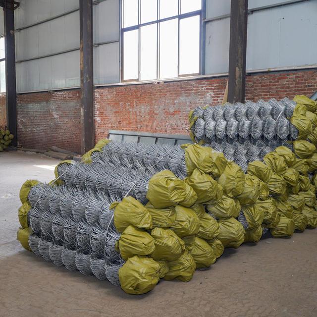 galvanized chain link fence