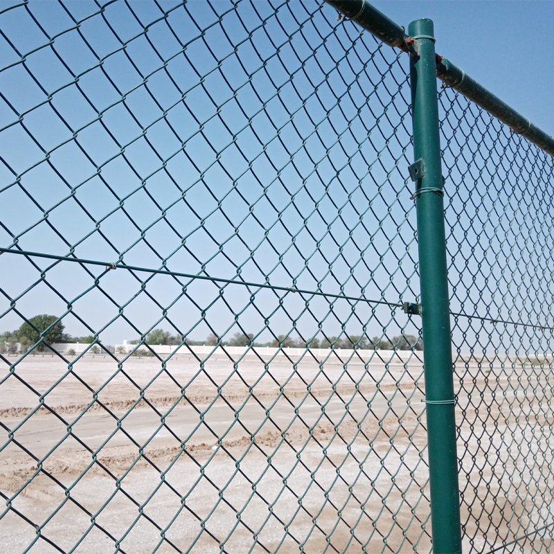 PVC coated chain link fence
