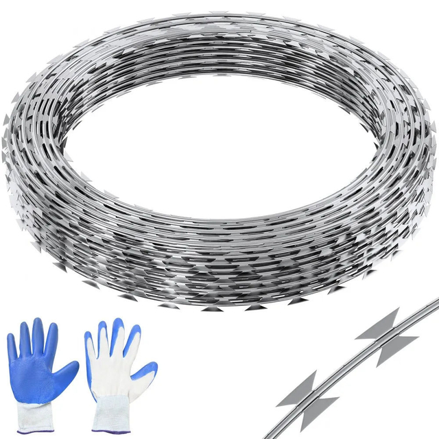 Galvanized Razor wire